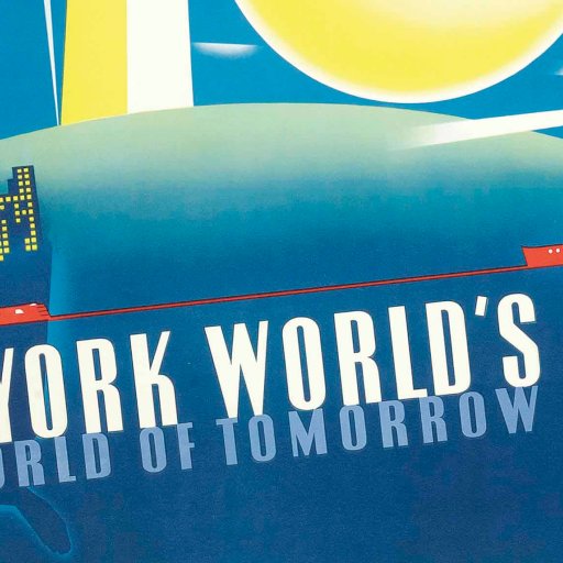 Poster for the 1939 New York World's Fair, featuring a stylized skyline, ocean liner, and the slogan "The World of Tomorrow," encapsulating future visions that captivate imaginations and inspire exploration.