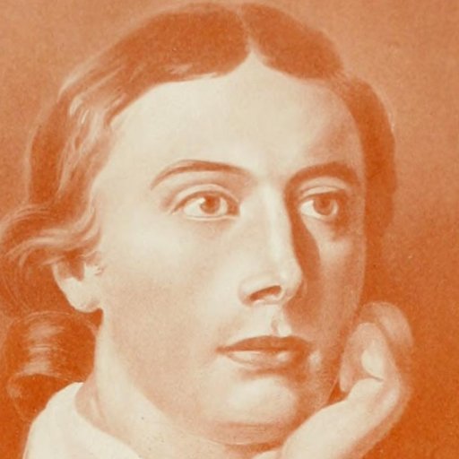 A sepia-toned illustration of a man with wavy hair, reminiscent of Keats, resting his chin on his hand and gazing thoughtfully into the distance, embodying the contemplative patience of playing the long game.